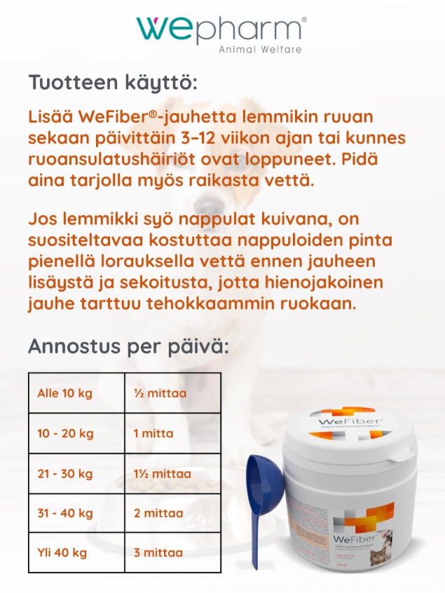 WeFiber jauhe 225 g