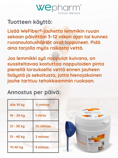 WeFiber jauhe 225 g